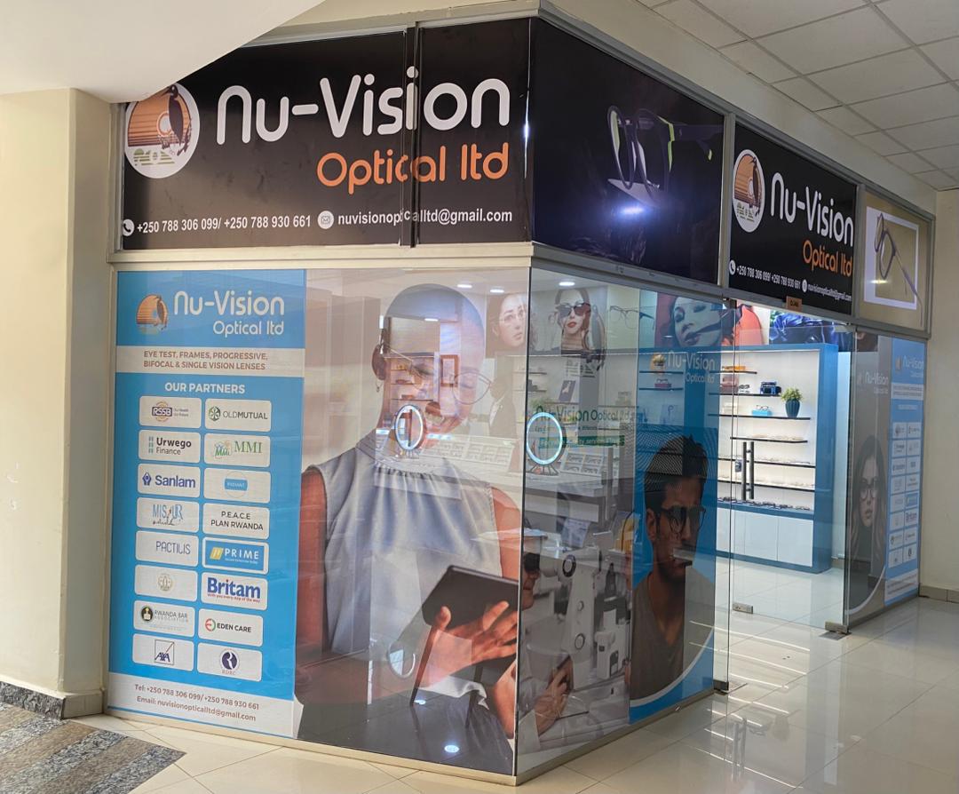 Optometrist at work